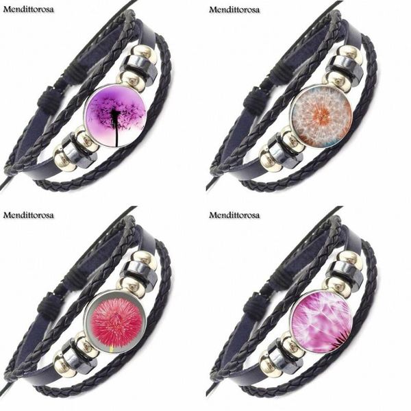 ej glaze plated jewelry with glass cabochon black leather bracelet bangle for women children dandelion, Golden;silver
ej glaze plated jewelry with glass cabochon black leather bracelet bangle for women children dandelion, Golden;silver
