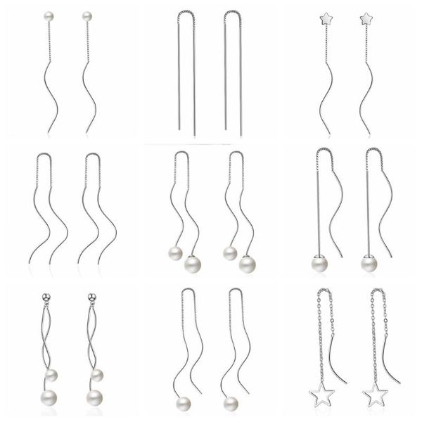 dangle & chandelier todorova style imitation pearl long chain tassel drop earring strike ear cuff for women jewelry, Silver
dangle & chandelier todorova style imitation pearl long chain tassel drop earring strike ear cuff for women jewelry, Silver