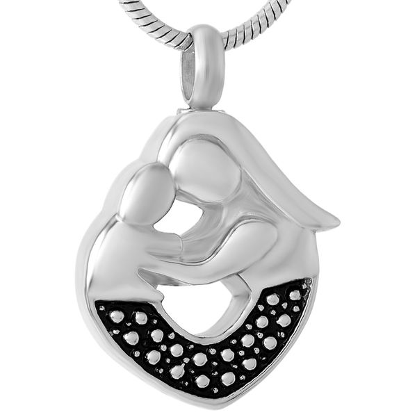 chains ijd8659 stainless steel mother and child love heart cremation pendant for ashes urn necklace memorial keepsake locket jewelry, Silver
chains ijd8659 stainless steel mother and child love heart cremation pendant for ashes urn necklace memorial keepsake locket jewelry, Silver