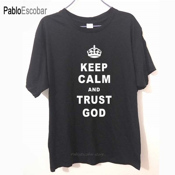 new keep calm and trust god christian jesus catholic lord t shirt white tee camisetas shirt cotton mens
new keep calm and trust god christian jesus catholic lord t shirt white tee camisetas shirt cotton mens