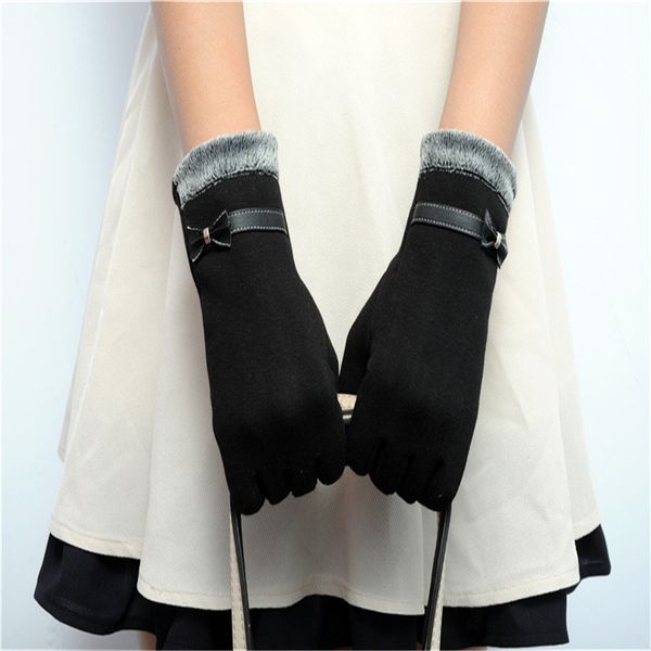 five fingers gloves brand women winter cloth elegant warm plush bow screen sense glove mittens, Blue;gray
five fingers gloves brand women winter cloth elegant warm plush bow screen sense glove mittens, Blue;gray