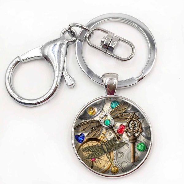 handmade classic round alloy creative chaveiro mechanical cute butterfly key chain women's jewelry bag charm, Silver
handmade classic round alloy creative chaveiro mechanical cute butterfly key chain women's jewelry bag charm, Silver