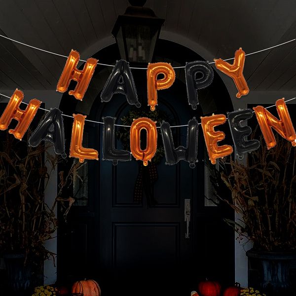 happy halloween balloon celebratory party supplies a set of multiple party venue layout orange silver letter balloon
happy halloween balloon celebratory party supplies a set of multiple party venue layout orange silver letter balloon