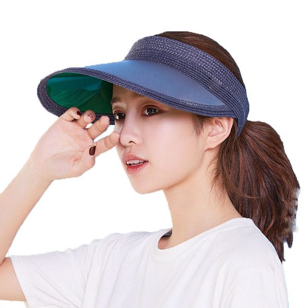 straw hats for women summer beach cap women empty outdoor casual sun visor ladies hat solid black straw sun hat, Blue;gray
straw hats for women summer beach cap women empty outdoor casual sun visor ladies hat solid black straw sun hat, Blue;gray