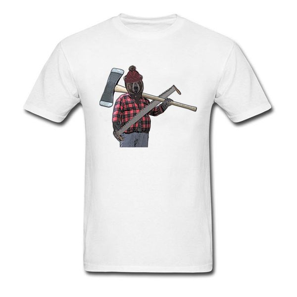 lumberjack bear t-shirt for men custom summer t shirt short sleeve cute normal tee-shirt round neck 100% cotton fabric
lumberjack bear t-shirt for men custom summer t shirt short sleeve cute normal tee-shirt round neck 100% cotton fabric