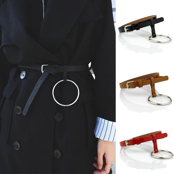 belts design women belt female big ring decorated waist lady girls fashion golden/slivery pin buckle solid pu leather strap, Black;brown
belts design women belt female big ring decorated waist lady girls fashion golden/slivery pin buckle solid pu leather strap, Black;brown