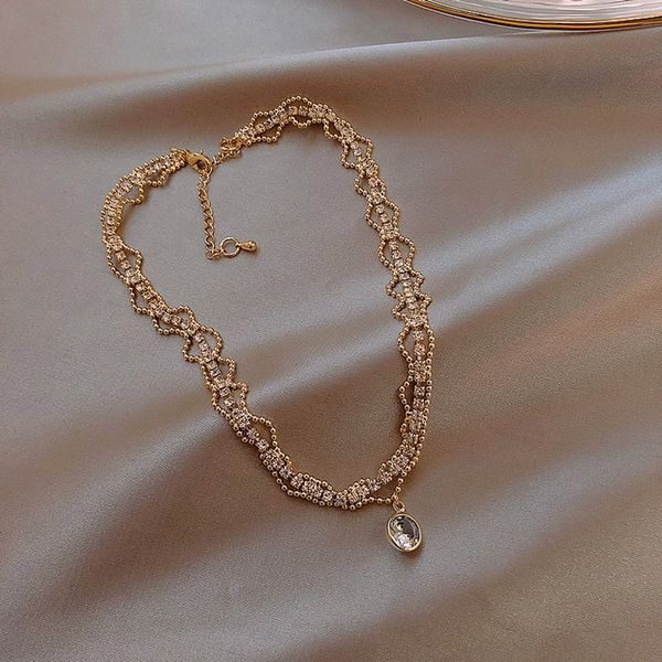 chokers exquisite fashion rhinestones geometric round beads chain necklace korean temperament women girl jewelry accessories, Golden;silver
chokers exquisite fashion rhinestones geometric round beads chain necklace korean temperament women girl jewelry accessories, Golden;silver