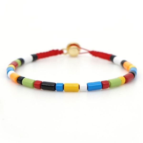 fashion colorful rainbow bracelet for women men enamel beads bracelet bangle handmade rope alloy charm jewelry gifts, Black
fashion colorful rainbow bracelet for women men enamel beads bracelet bangle handmade rope alloy charm jewelry gifts, Black