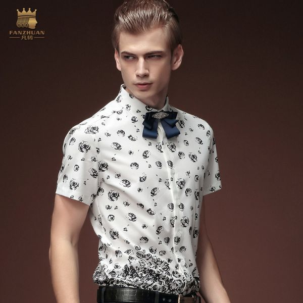 men's casual shirts fashion male summer short sleeved 2021 white collar square business flower shirt 15353 on sale, White;black
men's casual shirts fashion male summer short sleeved 2021 white collar square business flower shirt 15353 on sale, White;black