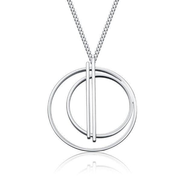 pendant necklaces fashion double circle necklace geometric simple jewelry wholesale, Silver
pendant necklaces fashion double circle necklace geometric simple jewelry wholesale, Silver