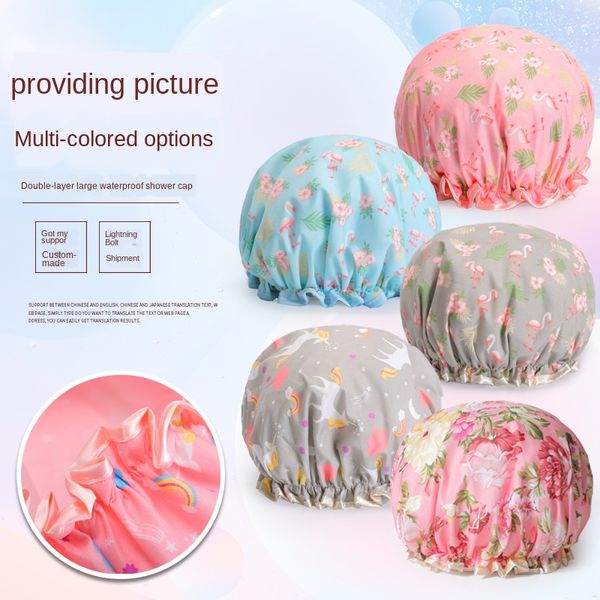 shower caps drop waterproof cap thickening elastic women hair salon bathroom supplies reusable quick
shower caps drop waterproof cap thickening elastic women hair salon bathroom supplies reusable quick