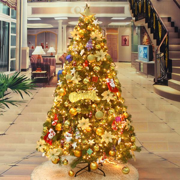 150/180 cm encryption yellow light tree set christmas pvc tree decoration room christmas decoration ornament gift
150/180 cm encryption yellow light tree set christmas pvc tree decoration room christmas decoration ornament gift