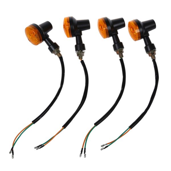 4 pcs motorcycle motorbike amber turn signal light bulb indicator 12v, Blue;gray
4 pcs motorcycle motorbike amber turn signal light bulb indicator 12v, Blue;gray