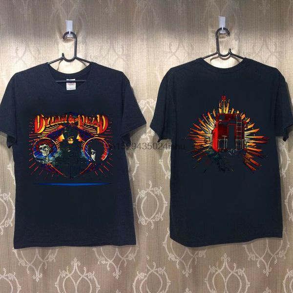 vtg rare -t shirt - bob dylan the grateful dead ~ live with japanese - reprint