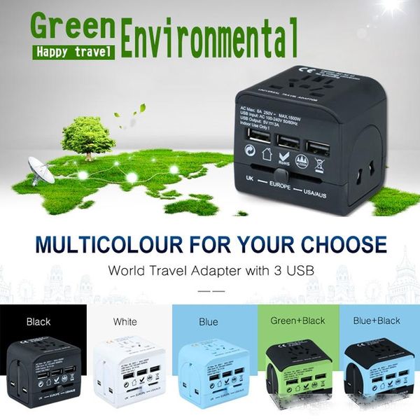 all in one universal global international plug adapter 3 usb port plug charger adapter au us uk eu plugs
all in one universal global international plug adapter 3 usb port plug charger adapter au us uk eu plugs