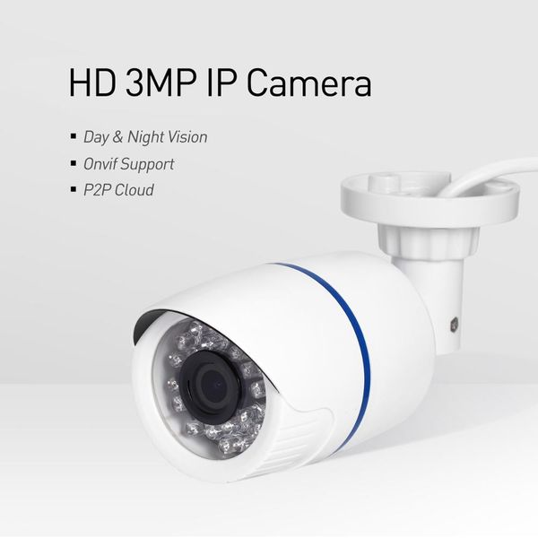 3mp bullet ip camera 1296p / 1080p led ir outdoor security night vision cctv system video surveillance hd cam
3mp bullet ip camera 1296p / 1080p led ir outdoor security night vision cctv system video surveillance hd cam