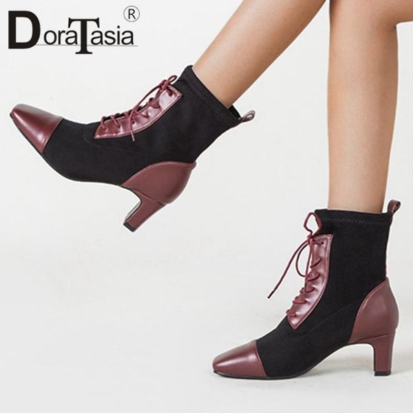 boots doratasia fashion ladies ankle 2021 autumn party women square toe high heels cross tied shoes woman, Black
boots doratasia fashion ladies ankle 2021 autumn party women square toe high heels cross tied shoes woman, Black