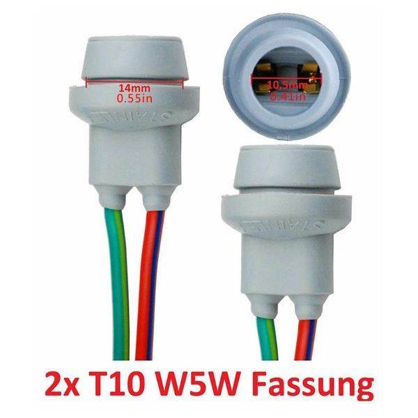 1 pair t10 w5w lamp socket w5w t10 rubber glass base parking light parking light socket base diy
1 pair t10 w5w lamp socket w5w t10 rubber glass base parking light parking light socket base diy