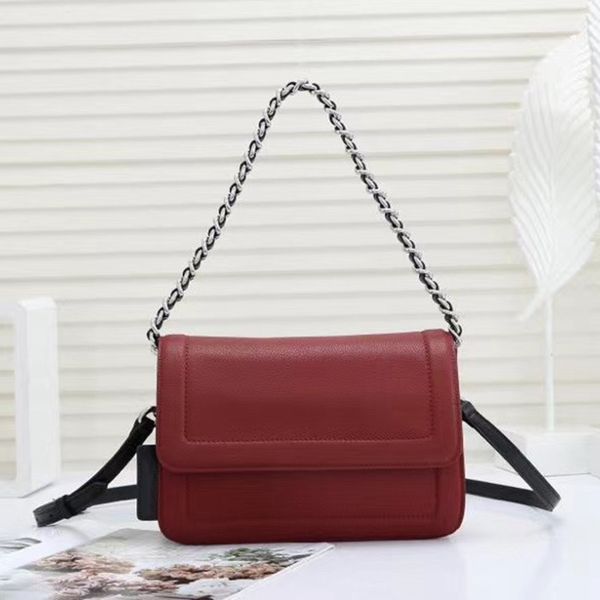 new style women genuine leather shoulder bag cross-body leather strap with metal chain shoulder strap
new style women genuine leather shoulder bag cross-body leather strap with metal chain shoulder strap