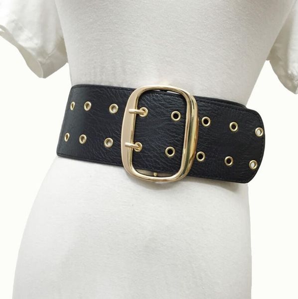 women's runway fashion elastic pu leather cummerbunds female dress corsets waistband belts decoration wide belt r1738, Black;brown
women's runway fashion elastic pu leather cummerbunds female dress corsets waistband belts decoration wide belt r1738, Black;brown