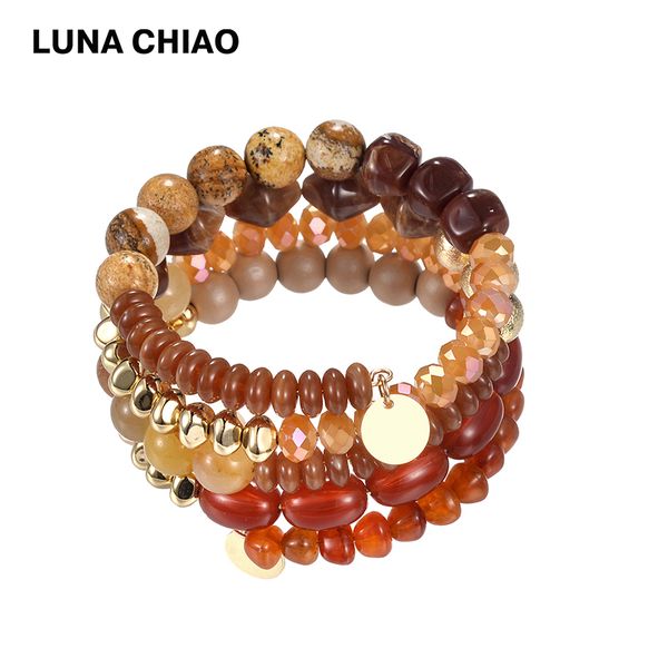 chiao 2020 new trendy natural stone beaded crystal stacked bangle layered bracelets jewelry for women, Black
chiao 2020 new trendy natural stone beaded crystal stacked bangle layered bracelets jewelry for women, Black