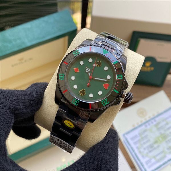 40mm eta2836 automatic mechanical movement 904l fine steel depth dlc black (wear resistant dlc coating) sapphire glass super ice blue lumino, Slivery;brown
40mm eta2836 automatic mechanical movement 904l fine steel depth dlc black (wear resistant dlc coating) sapphire glass super ice blue lumino, Slivery;brown