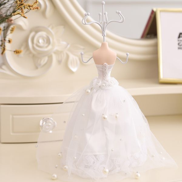jewelry holder bracelet ring display stand mannequin princess dress display rack, Black;white
jewelry holder bracelet ring display stand mannequin princess dress display rack, Black;white