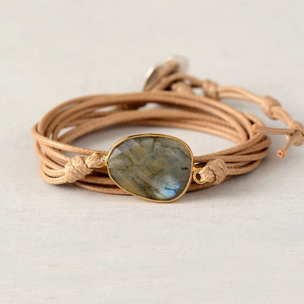 charm bracelets rope wrap bracelet natural stones labradorite boho long friendship unique handmade ethnic date accessories, Golden;silver
charm bracelets rope wrap bracelet natural stones labradorite boho long friendship unique handmade ethnic date accessories, Golden;silver