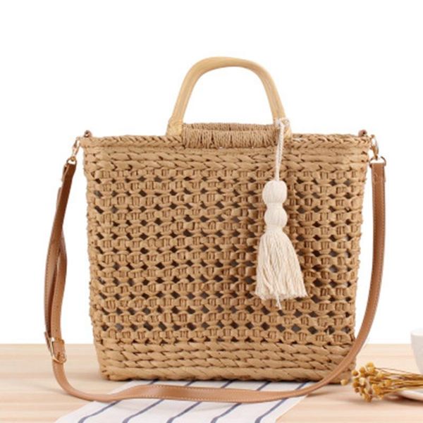 japanese and korean style new one-shoulder straw bag portable beach handmade hollow woven bag holiday beach wild women
japanese and korean style new one-shoulder straw bag portable beach handmade hollow woven bag holiday beach wild women