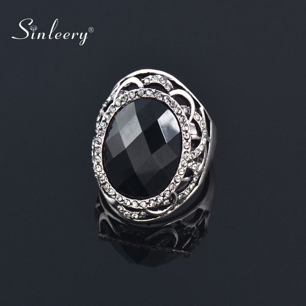 cluster rings sinleery vintage hollow oval big wedding antique silver color acrylic crystal for women fashion jewelry jz166 ssb, Golden;silver
cluster rings sinleery vintage hollow oval big wedding antique silver color acrylic crystal for women fashion jewelry jz166 ssb, Golden;silver