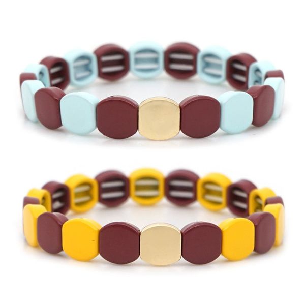 colorful beads bracelet color block elastic bangle jewellery gift for women girl 40jf, Golden;silver
colorful beads bracelet color block elastic bangle jewellery gift for women girl 40jf, Golden;silver