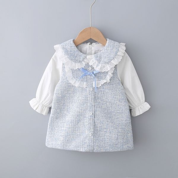 new spring baby girls sweet bow brim a word dress lace collar delicate princess dress kids baby girl cloths 200918, Red;yellow
new spring baby girls sweet bow brim a word dress lace collar delicate princess dress kids baby girl cloths 200918, Red;yellow