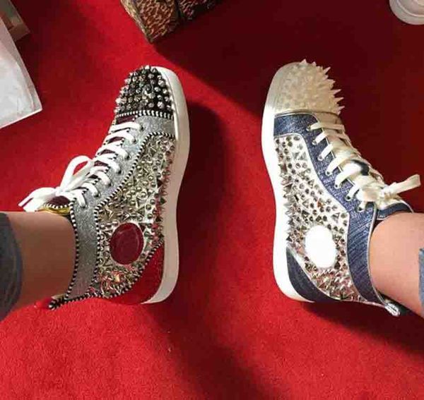2020 новый завод оптовая натуральная кожа pik шипастое кроссовки red bottom shoes high tops мужчины повседневная обувь квартиры red подошвы, Black
2020 новый завод оптовая натуральная кожа pik шипастое кроссовки red bottom shoes high tops мужчины повседневная обувь квартиры red подошвы, Black