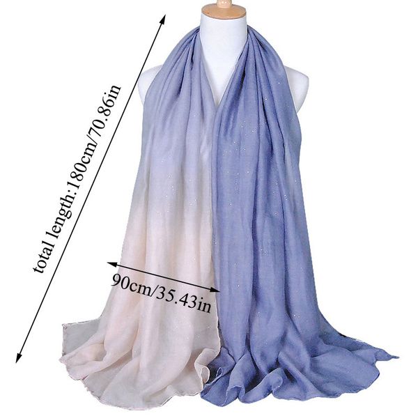 fashion islamic headband shawls classic bronzing glitter scarf lady long scarf women double color scarves head scarves headwear, Blue;gray
fashion islamic headband shawls classic bronzing glitter scarf lady long scarf women double color scarves head scarves headwear, Blue;gray