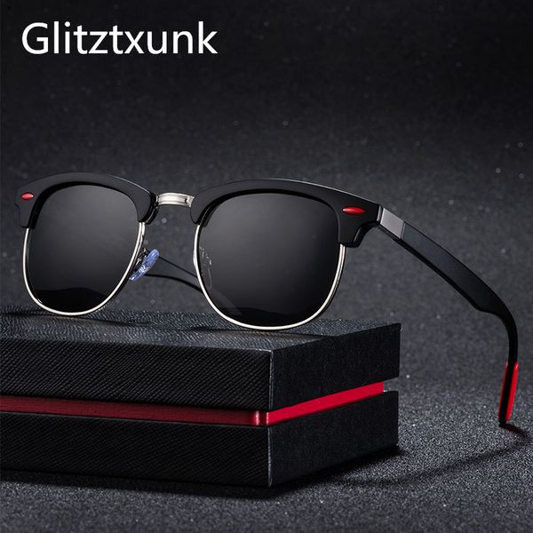 glitztxunk classic polarized sunglasses men women retro fashion brand designer square black sun glasses for men mirror uv400, White;black
glitztxunk classic polarized sunglasses men women retro fashion brand designer square black sun glasses for men mirror uv400, White;black