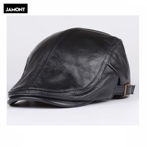 jamont men beret hat flat cap 100% sheep leather autumn winter male brown adjustable gatsby mens beret caps gorras, Blue;gray
jamont men beret hat flat cap 100% sheep leather autumn winter male brown adjustable gatsby mens beret caps gorras, Blue;gray