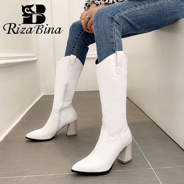 boots rizabina woman winter fur knee high daily fashion pointed toe female heel shoes women footwear size 32-43, Black
boots rizabina woman winter fur knee high daily fashion pointed toe female heel shoes women footwear size 32-43, Black