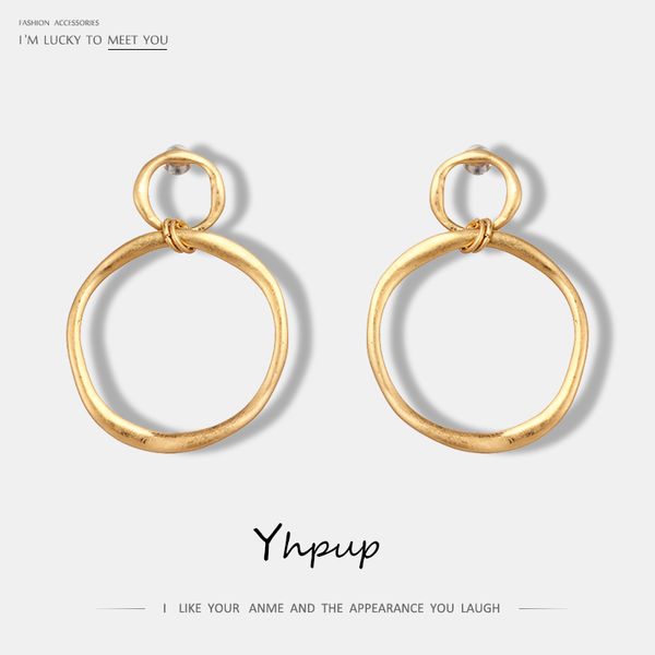 yhpup new brand simple 2020 fashion earrings vintage round hollow zinc alloy gold dangle earrings geometric trendy charm women, Silver
yhpup new brand simple 2020 fashion earrings vintage round hollow zinc alloy gold dangle earrings geometric trendy charm women, Silver
