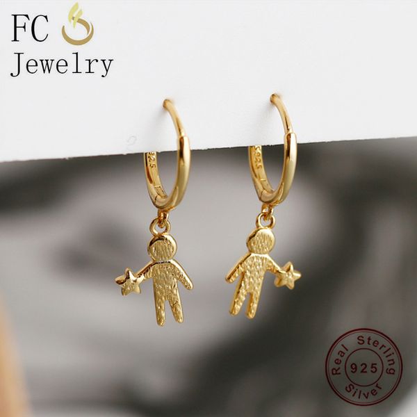 hoop & huggie fc jewelry 925 sterling silver gold color little boy with star in earring for women ear piercing pendientes 8.9x23mm 2021, Golden;silver
hoop & huggie fc jewelry 925 sterling silver gold color little boy with star in earring for women ear piercing pendientes 8.9x23mm 2021, Golden;silver