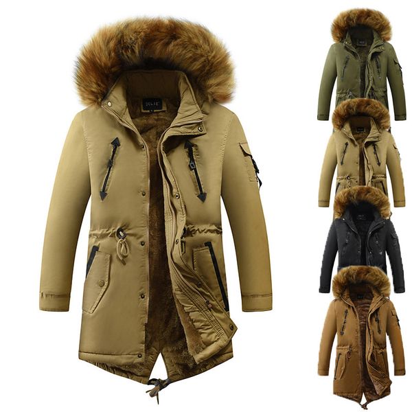 mens designer thick hooded jackets winter fashion long sleeve coats luxury plus size mens warm outwear, Black;brown
mens designer thick hooded jackets winter fashion long sleeve coats luxury plus size mens warm outwear, Black;brown