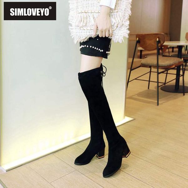 simloveyo shoes women over the knee boots round toe high heel lace-up thigh high boots woman botas zapatos de mujer b940, Black
simloveyo shoes women over the knee boots round toe high heel lace-up thigh high boots woman botas zapatos de mujer b940, Black