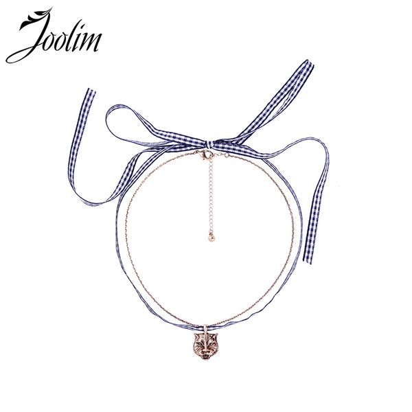 joolim plaid ribbon choker tiger pendant choker necklace collar necklace, Golden;silver
joolim plaid ribbon choker tiger pendant choker necklace collar necklace, Golden;silver