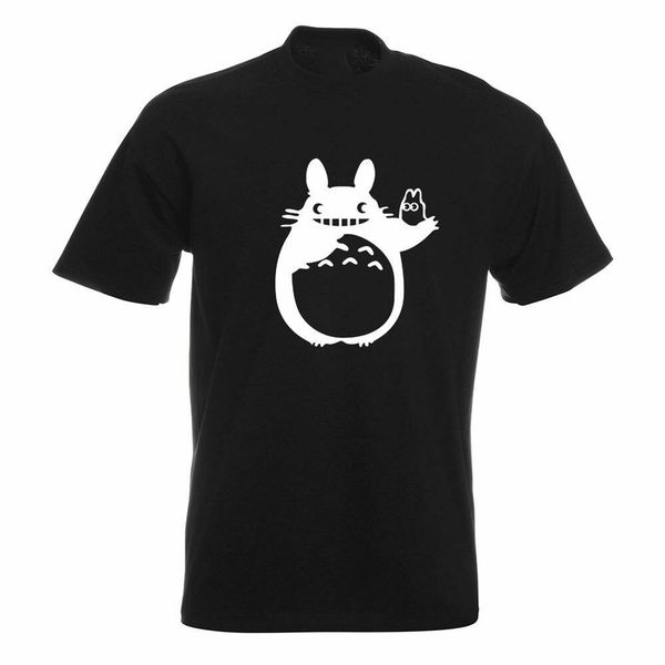 my neighbor totoro-neighbouring t-shirt motif printed funshirt design print style round tee shirt