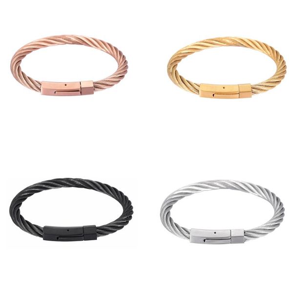 ijb0529 2020 new arrive triple many stackable cable wire twisted bangle bracelets fashion women's men's, Black
ijb0529 2020 new arrive triple many stackable cable wire twisted bangle bracelets fashion women's men's, Black