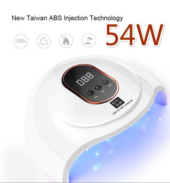 54w uv lamp new lcd display nail polish dryer abs fast dry time manicure lamp 30s/60s/90s timer nail light care tool
54w uv lamp new lcd display nail polish dryer abs fast dry time manicure lamp 30s/60s/90s timer nail light care tool