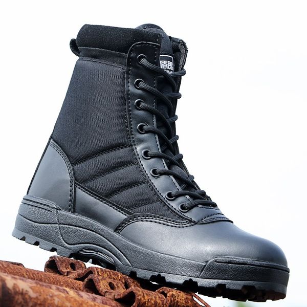 men autumn khaki boots tactical special force shoes mens boots swat ankle army combat shoes motorcycle militares, Black
men autumn khaki boots tactical special force shoes mens boots swat ankle army combat shoes motorcycle militares, Black