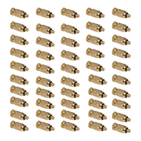 50pcs pipe atomization nozzle brass fog mist nozzles misting fogging atomizing spray sprinkler head
50pcs pipe atomization nozzle brass fog mist nozzles misting fogging atomizing spray sprinkler head