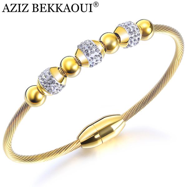 bangle aziz bekkaoui crystal charm bangles for women rose gold stainless steel bracelets lucky bracelet fashion jewelry gift, Black
bangle aziz bekkaoui crystal charm bangles for women rose gold stainless steel bracelets lucky bracelet fashion jewelry gift, Black