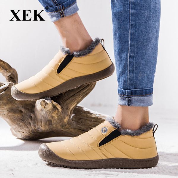 xek super warm men winter boots for men warm boots shoes 2020 men's ankle snow boot botas masculina plus size 36-48 zll155, Black
xek super warm men winter boots for men warm boots shoes 2020 men's ankle snow boot botas masculina plus size 36-48 zll155, Black