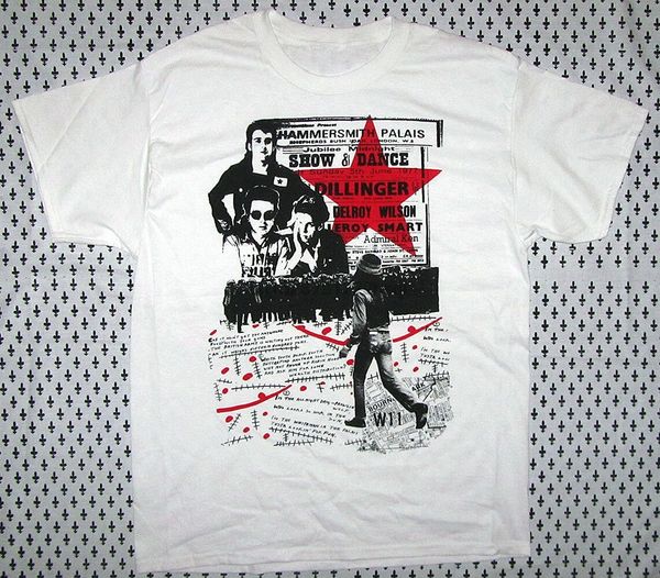 clash joe strummer punk hammersmith palais t-shirt by hooligans